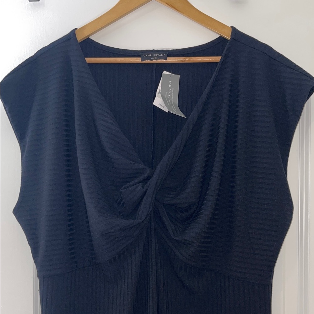 Lane Bryant Black Midi Dress - Picture 4 of 7